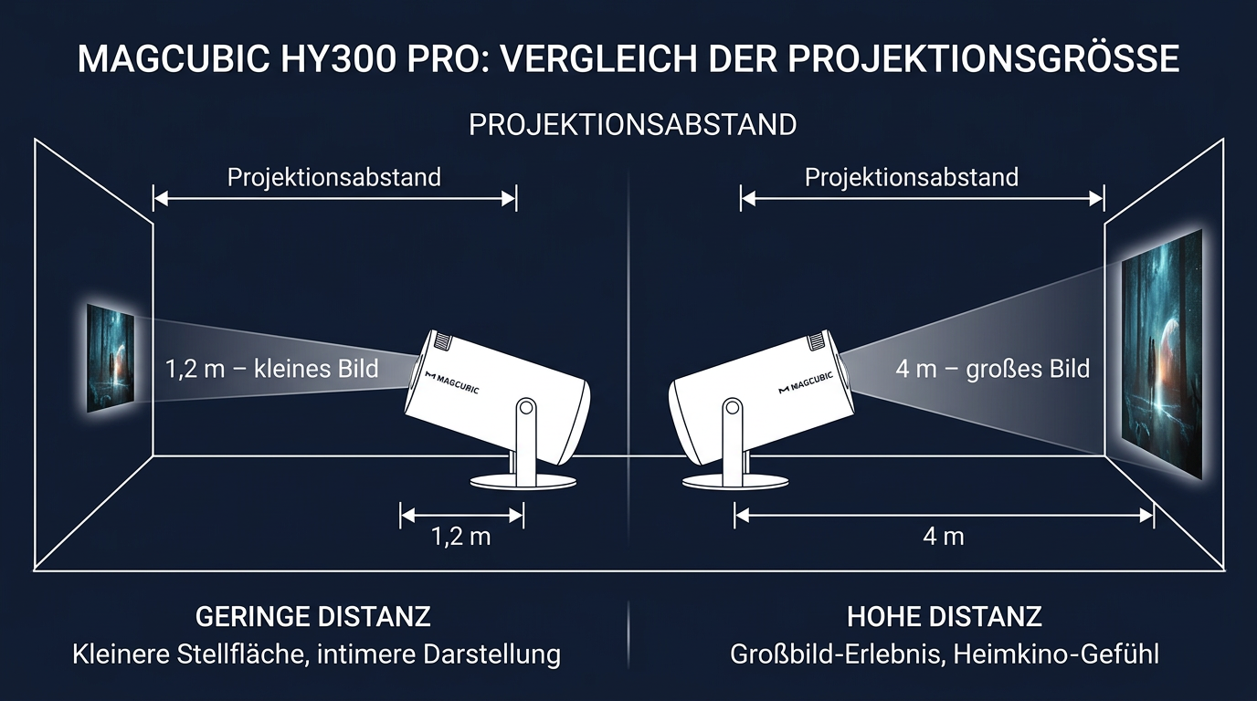 Magcubic HY300 Pro – 720P Portabler Mini Beamer